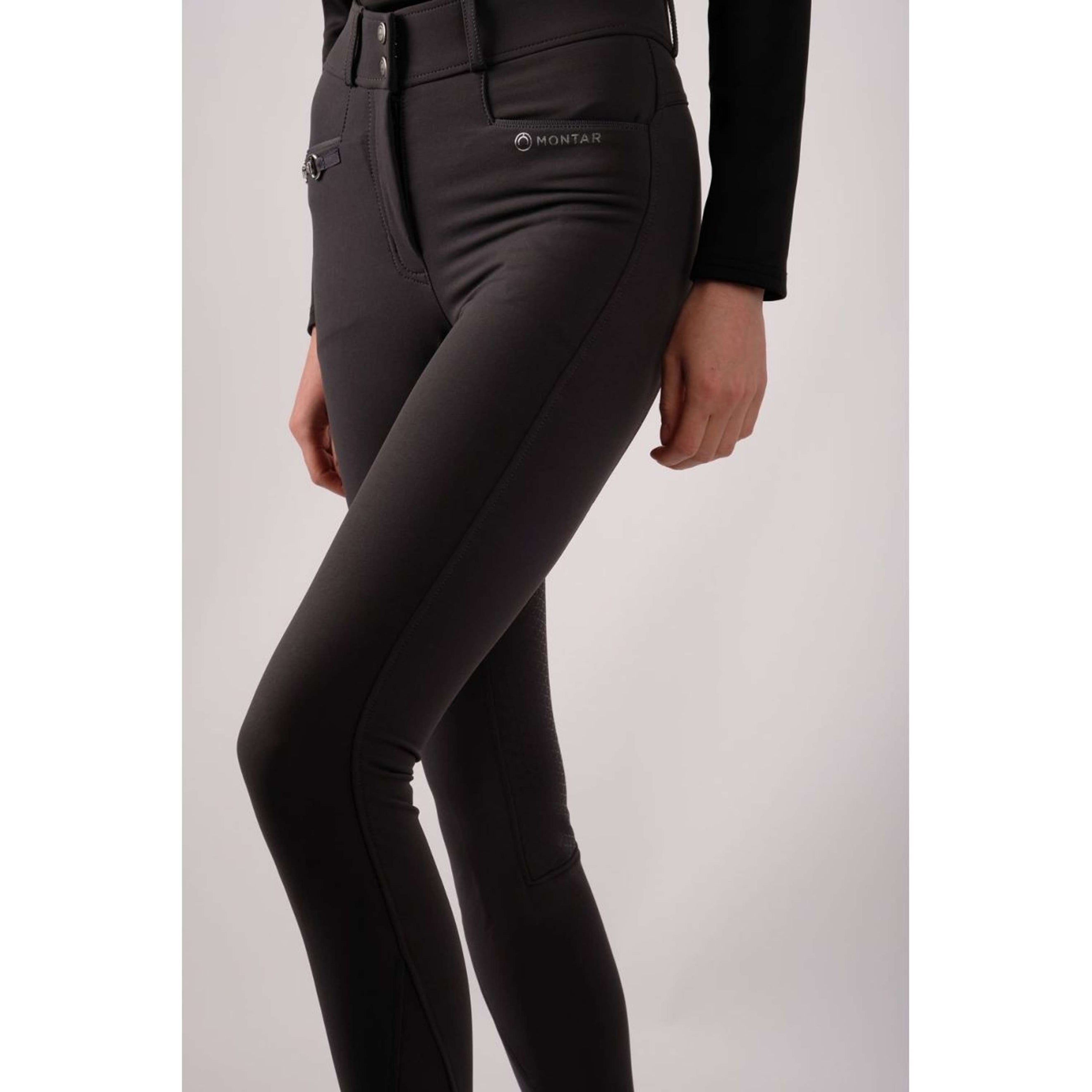 Montar Breeches Molly Highwaist Full Grip Grey