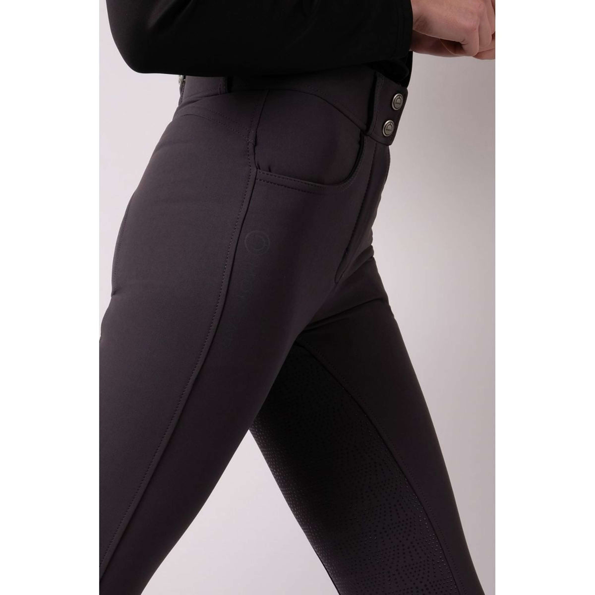 Montar Breeches Megan Yati Highwaist Full Grip Grey