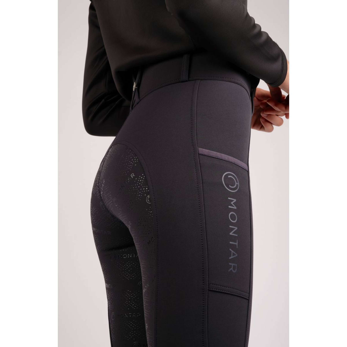 Montar Breeches Madelyn Highwaist Full Grip Navy