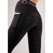 Montar Riding Legging Selena Pull On Full Grip Black