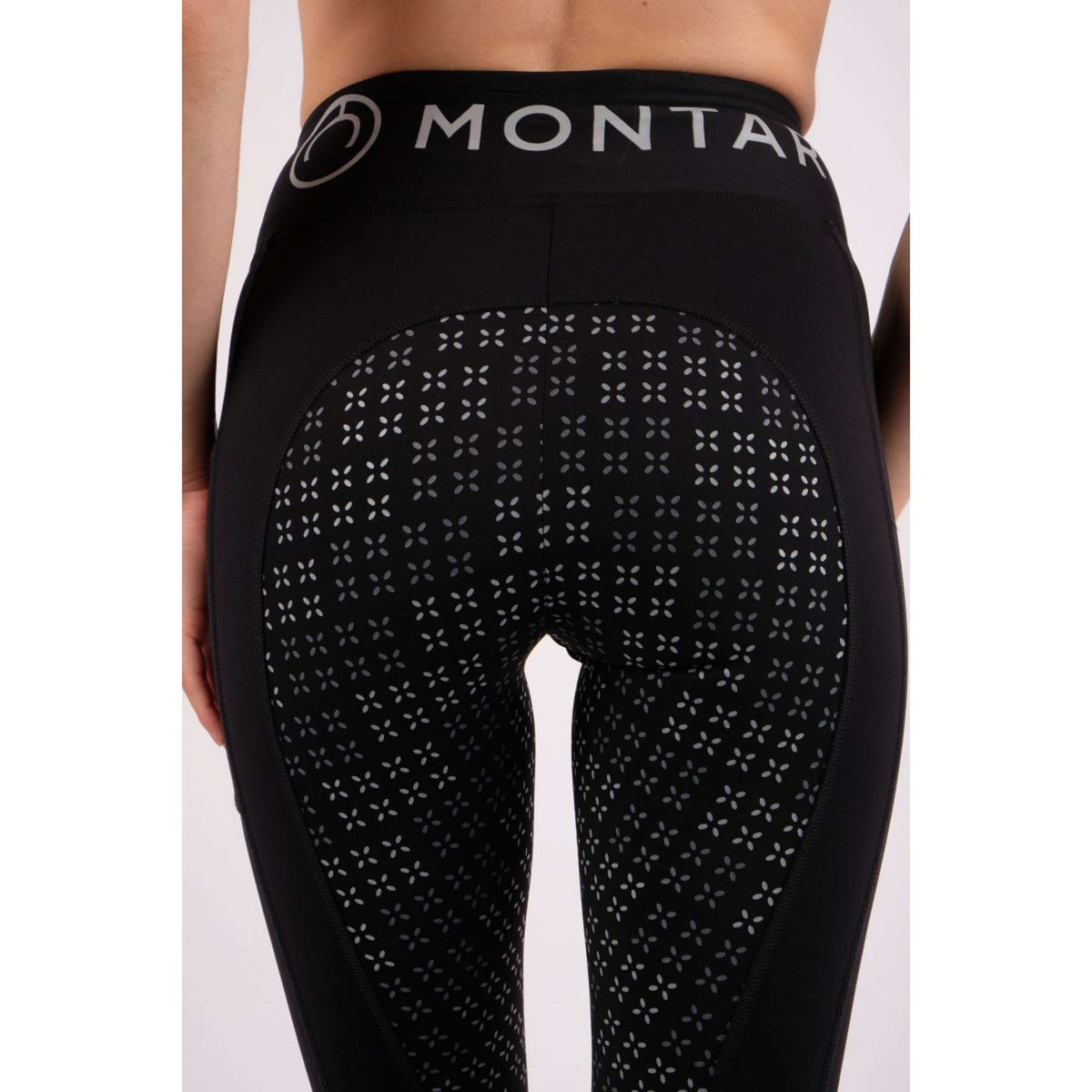 Montar Riding Legging Selena Pull On Full Grip Black