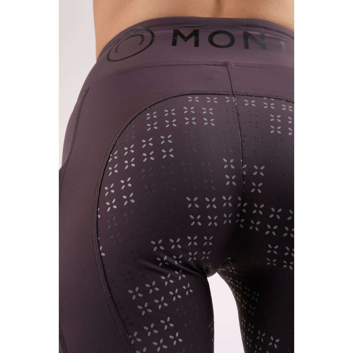 Montar Riding Legging Selena Pull On Full Grip Grey