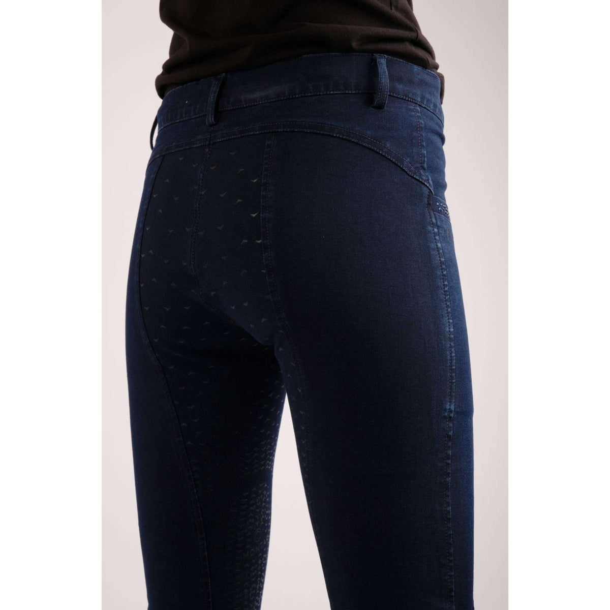 Montar Breeches Crystal Full Grip Denim