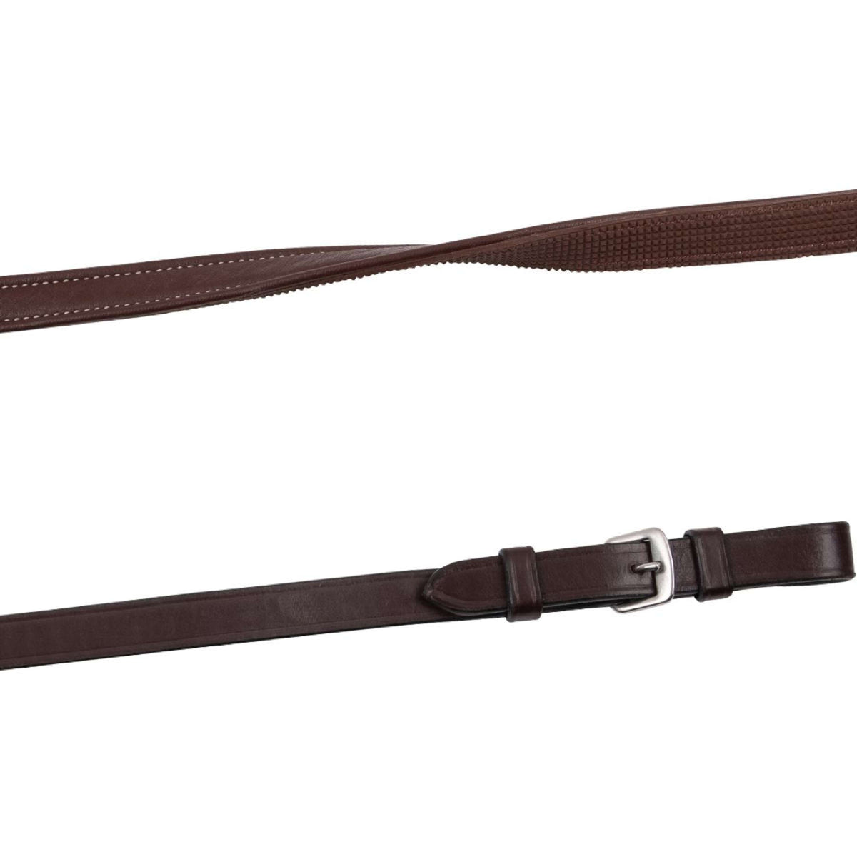 Montar Reins Leather/Rubber Buckles ss Eco Brown