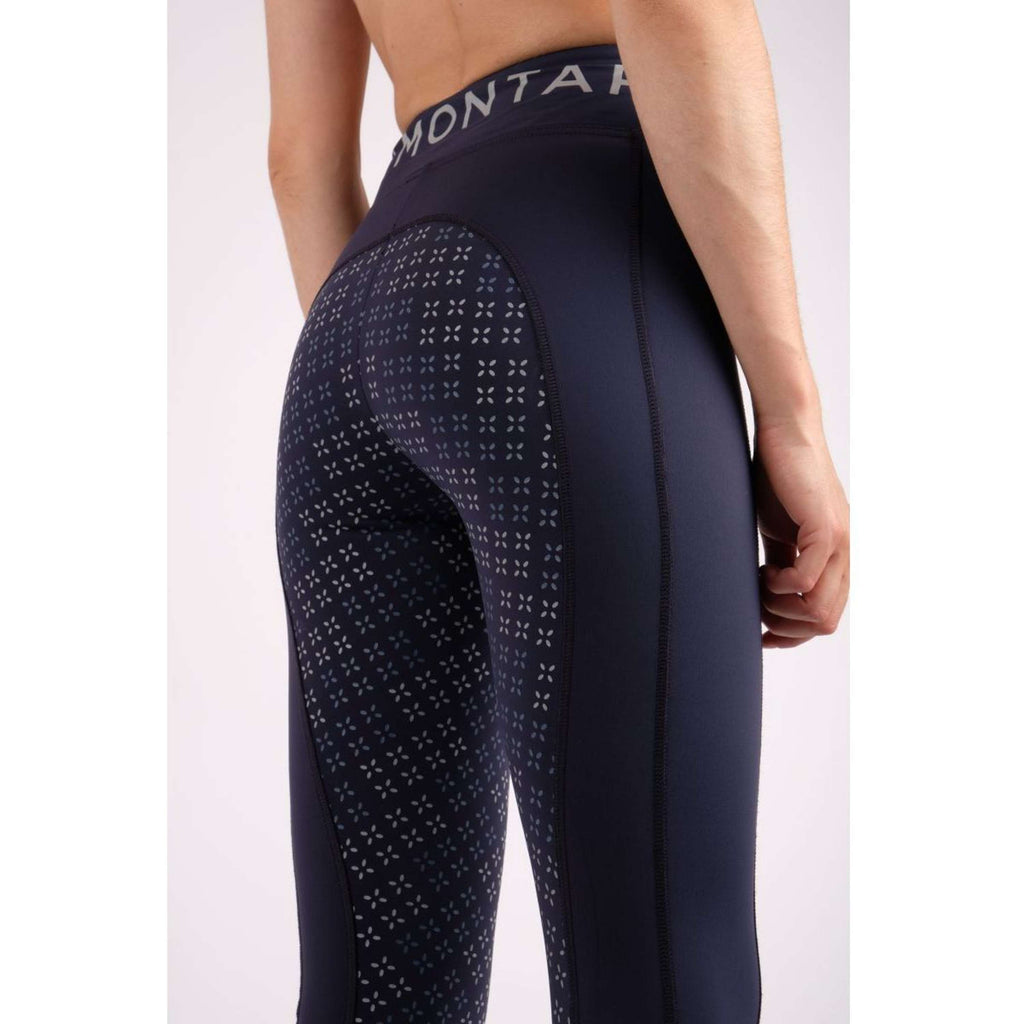 Montar Riding Legging Selena Pull On Full Grip Navy