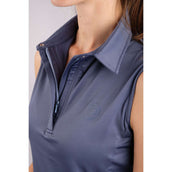 Montar Poloshirt Fiona Sleeveless Ocean Blue