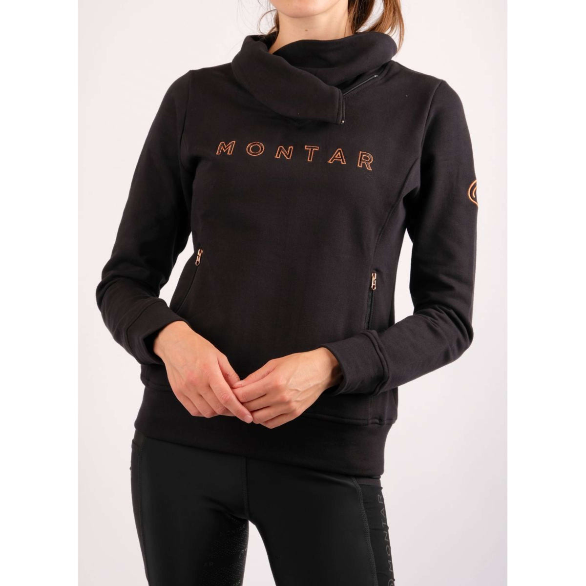 Montar Sweater Simone Rosegold Junior Black