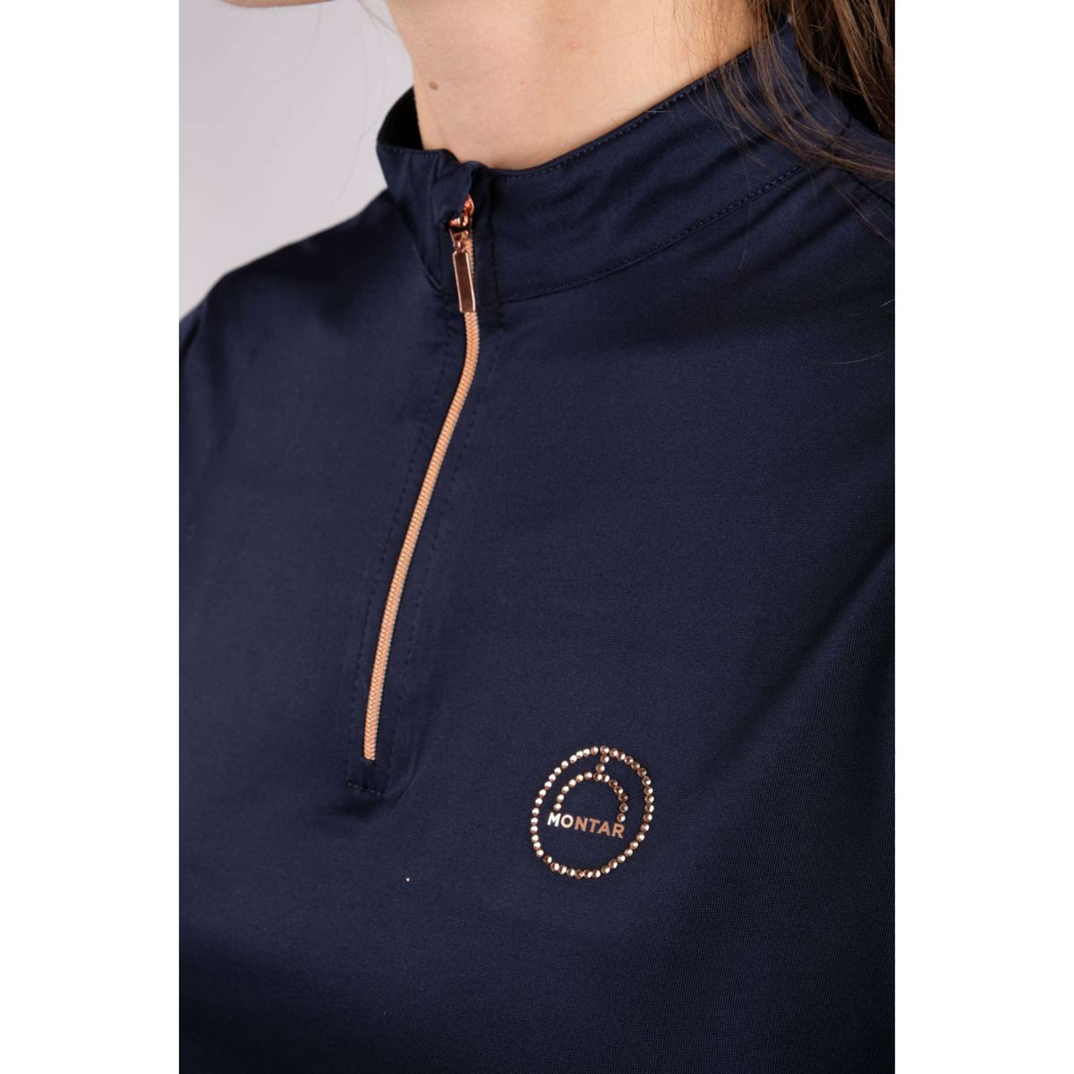 Montar Poloshirt Everly Rosegold Junior Navy