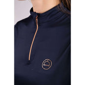 Montar Poloshirt Everly Rosegold Junior Navy