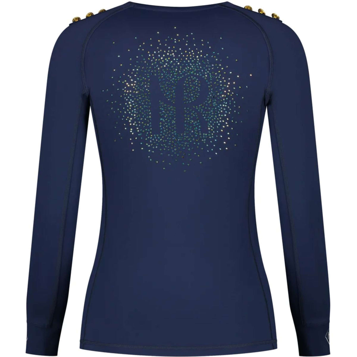 Mrs. Ros Long Sleeve Shirt Festive Sapphire