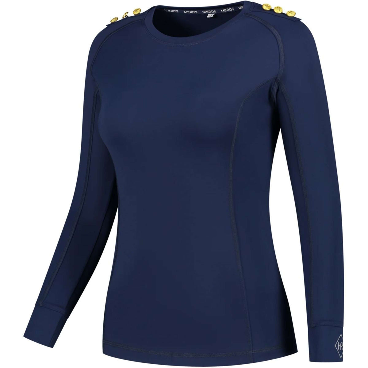 Mrs. Ros Long Sleeve Shirt Festive Sapphire