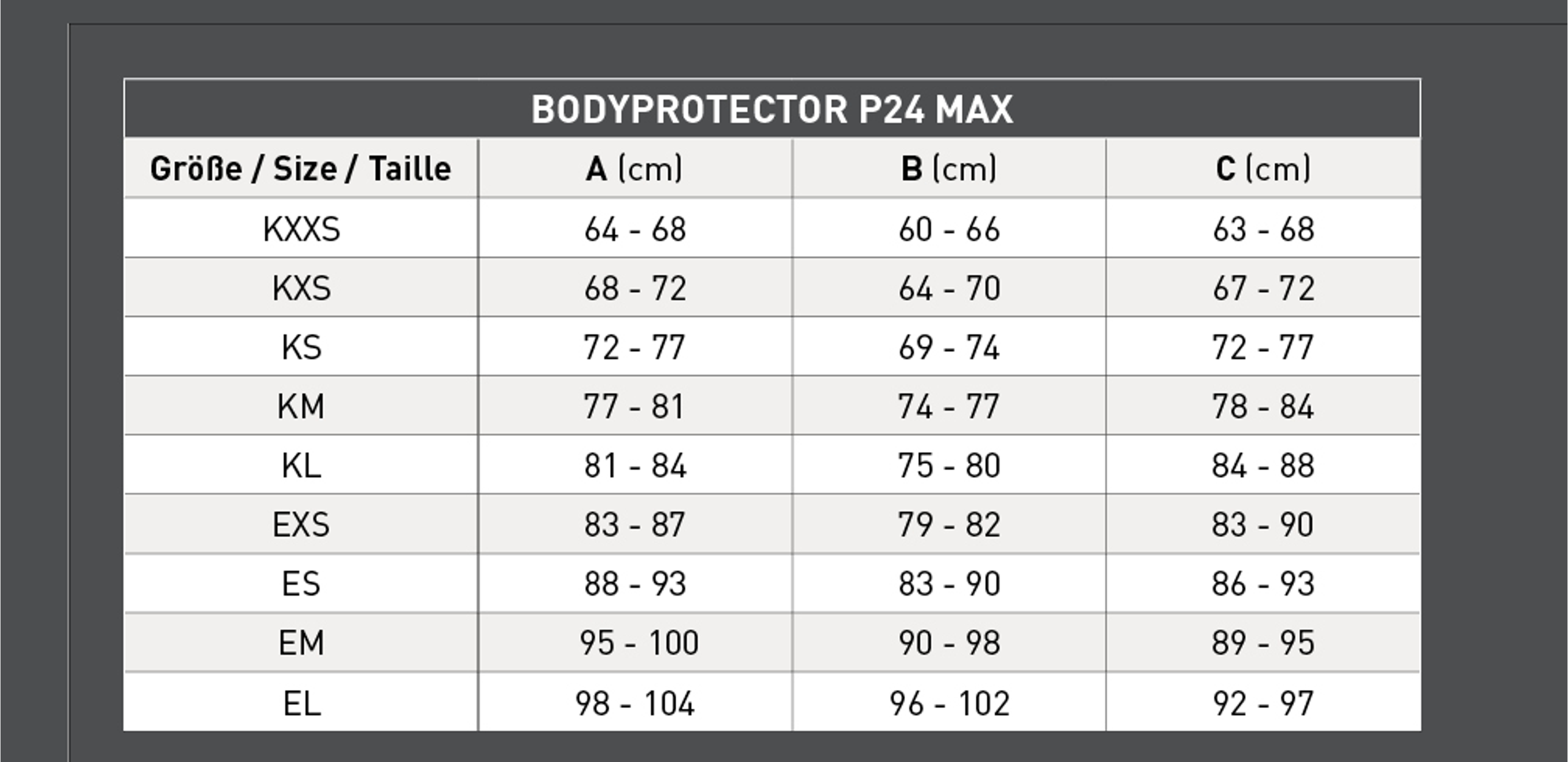Swing Bodyprotector P24 Max Black