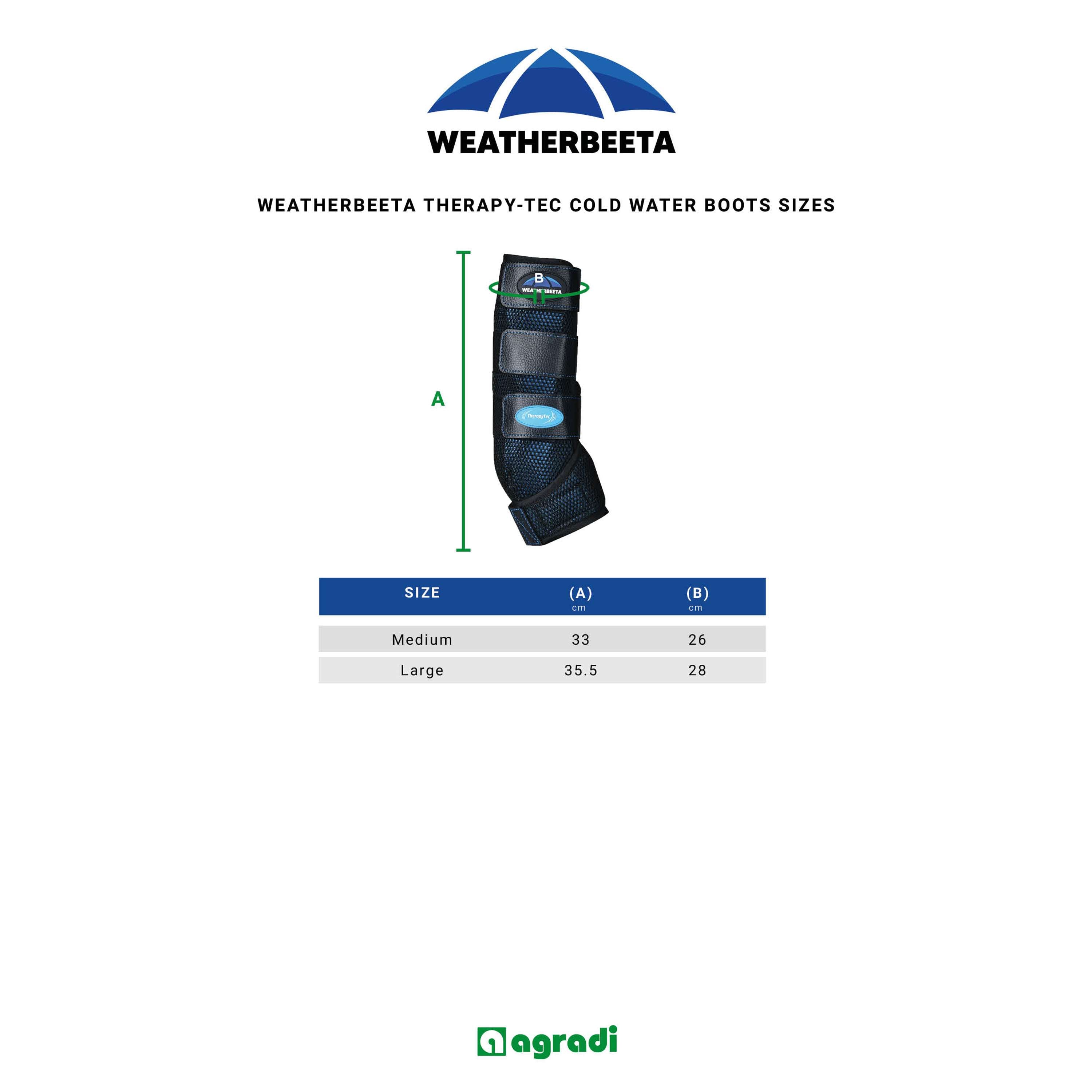WeatherBeeta Ice Boots Therapy-Tec Cold Water Black/Blue