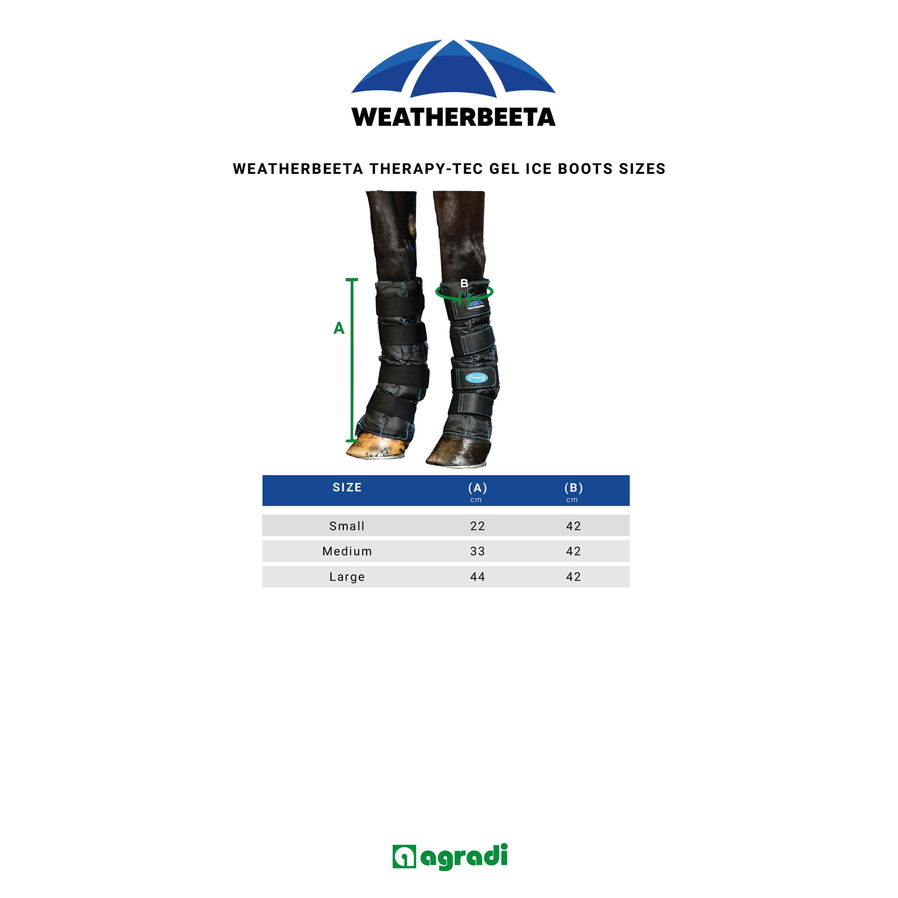 WeatherBeeta Ice Boots Therapy-Tec II Gel Black