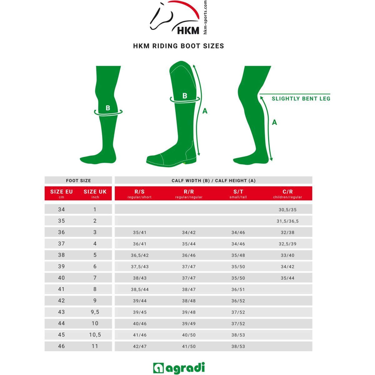 HKM Riding Boots Sevilla Small/Tall Black