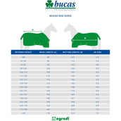 Bucas Trotting Turnout 200g Black/White