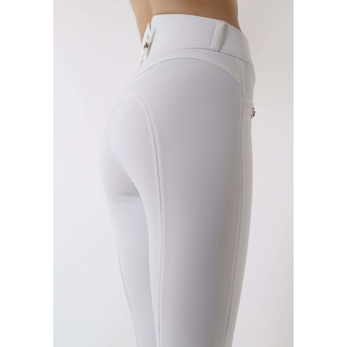 Montar Breeches Molly Gold Highwaist Full Grip White