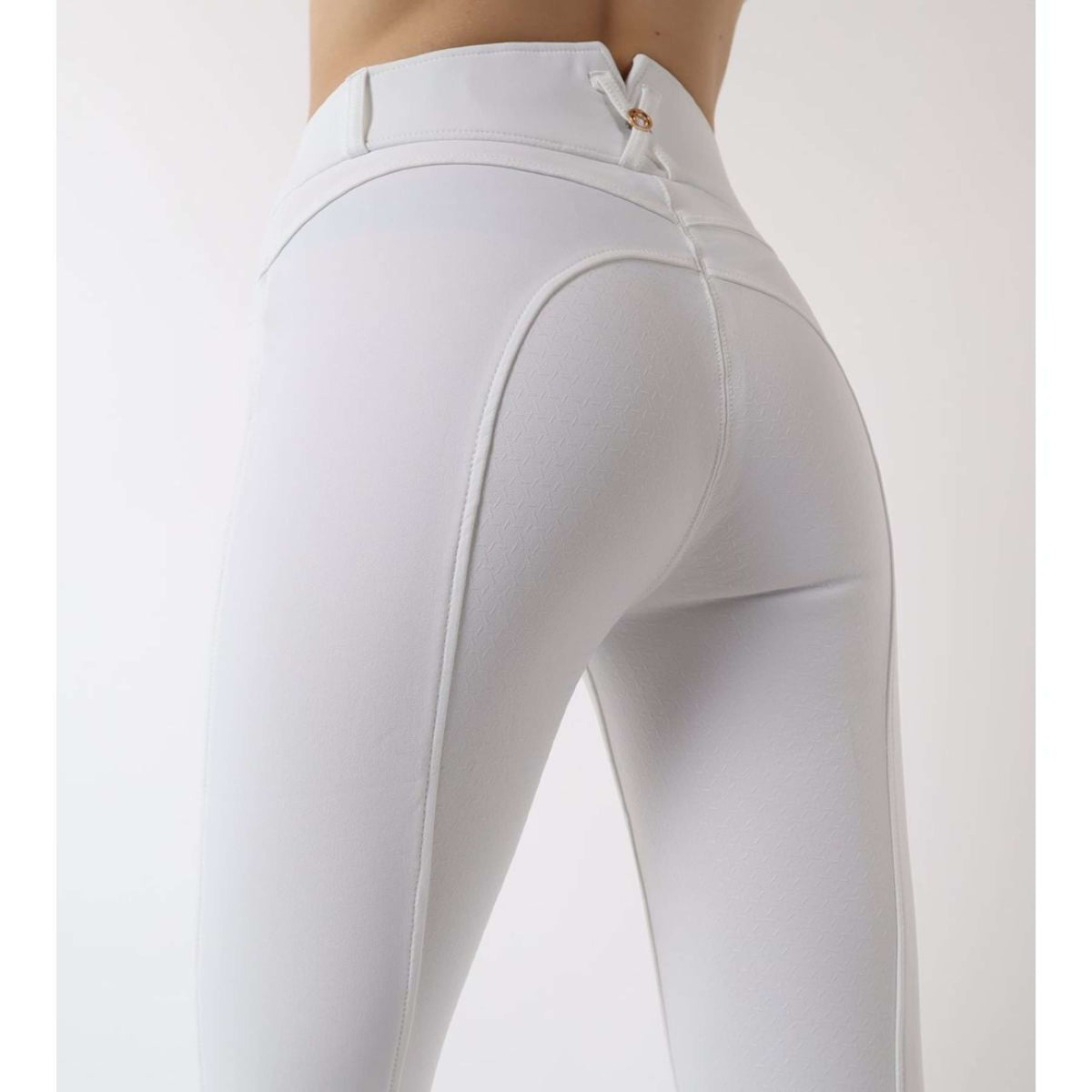 Montar Breeches Molly Gold Highwaist Full Grip White