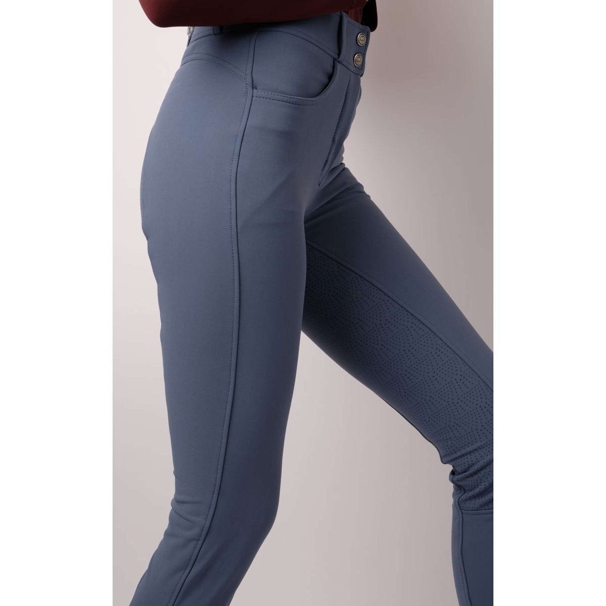 Montar Breeches Ess Megan High Waist Full Grip Dove Blue