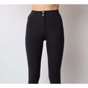 Montar Breeches Briella Crystal Pocket Full Grip Black