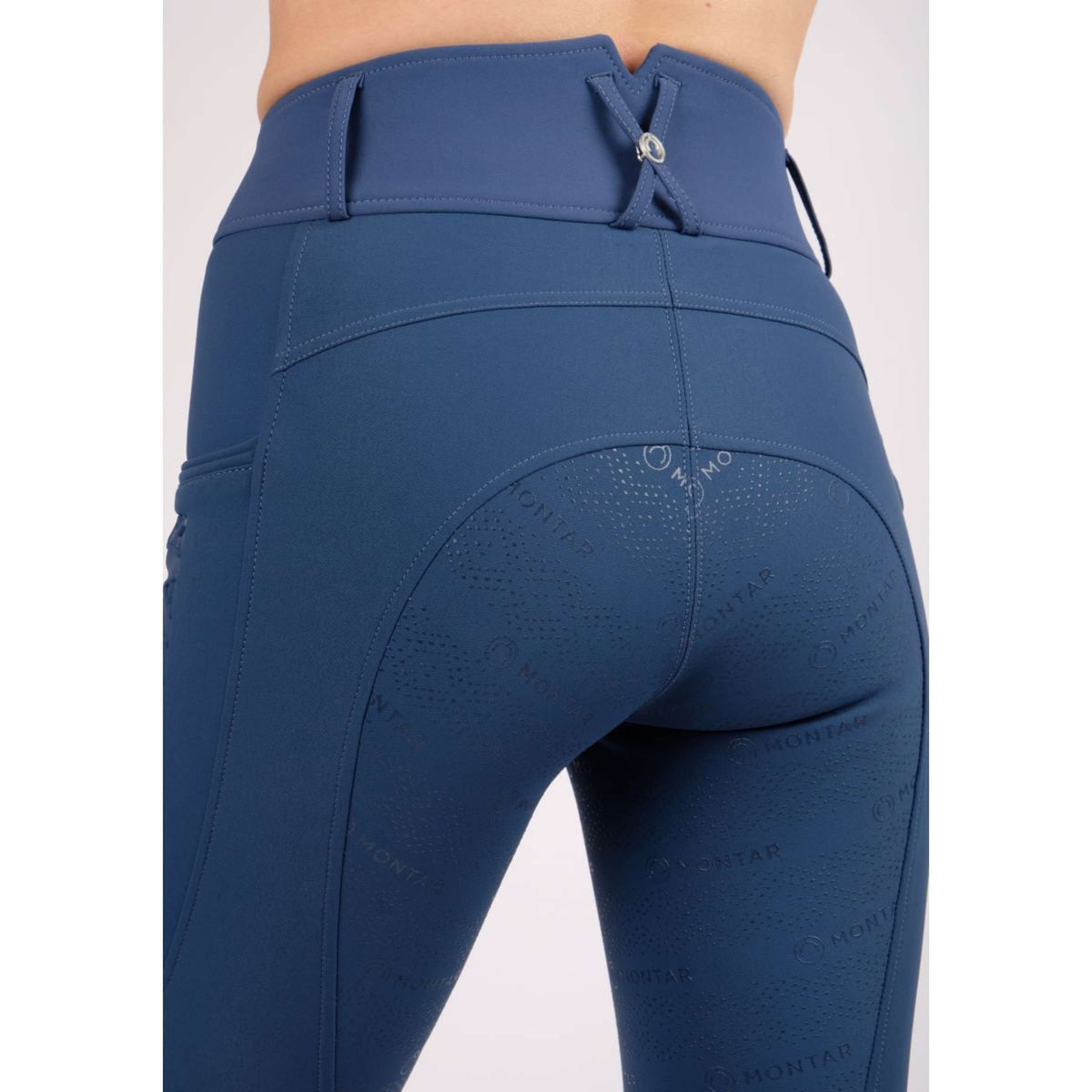 Montar Breeches Nola Highwaist Full Grip Mid-Blue