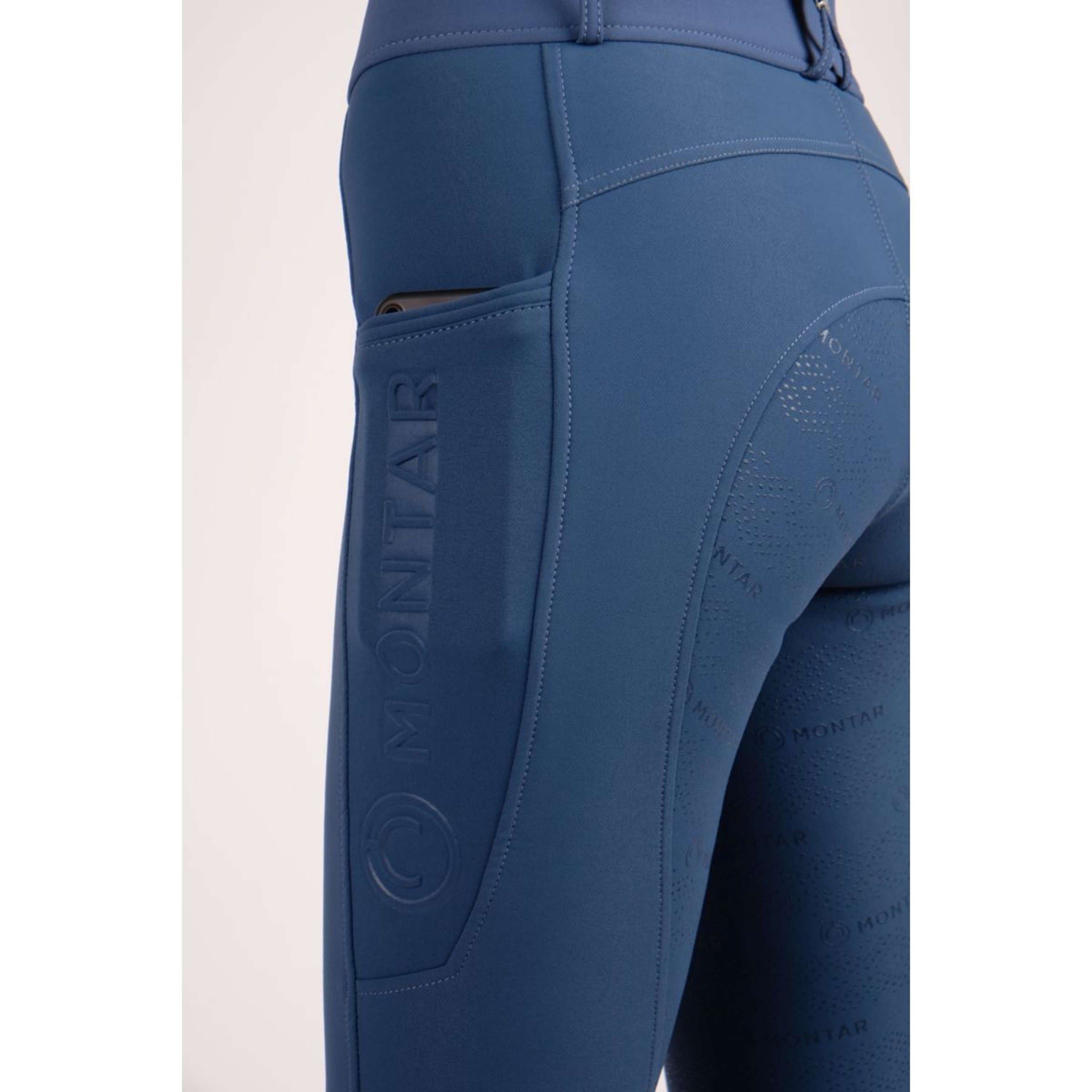 Montar Breeches Nola Highwaist Full Grip Mid-Blue