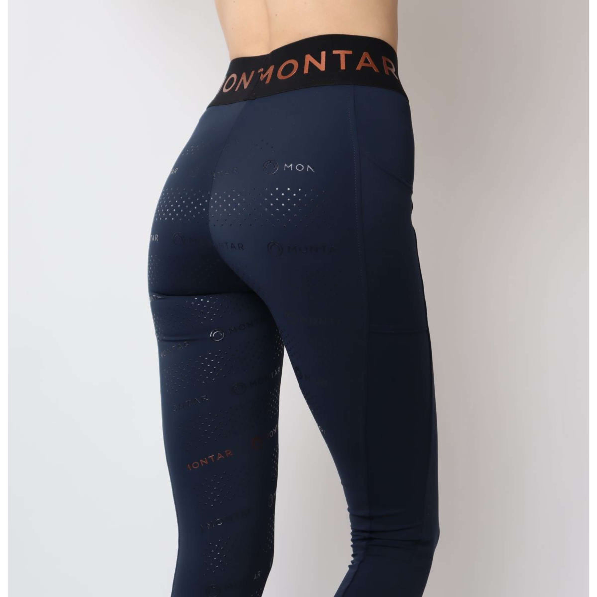 Montar Riding Legging Colene Full Grip Navy