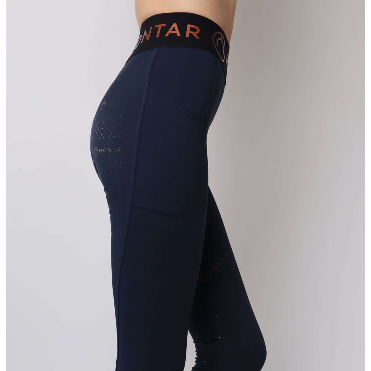 Montar Riding Legging Colene Full Grip Navy