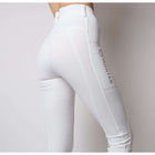 Montar Riding Legging Michelle Rosegold Logo White