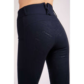 Montar Riding Legging Michelle Rosegold Logo Navy