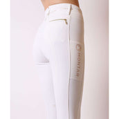 Montar Breeches Luna Gold Full Grip White