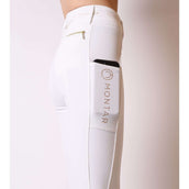 Montar Breeches Luna Gold Full Grip White