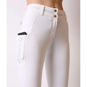 Montar Breeches Luna Gold Full Grip White