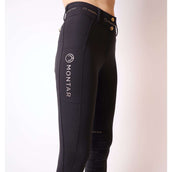 Montar Breeches Luna Gold Full Grip Black