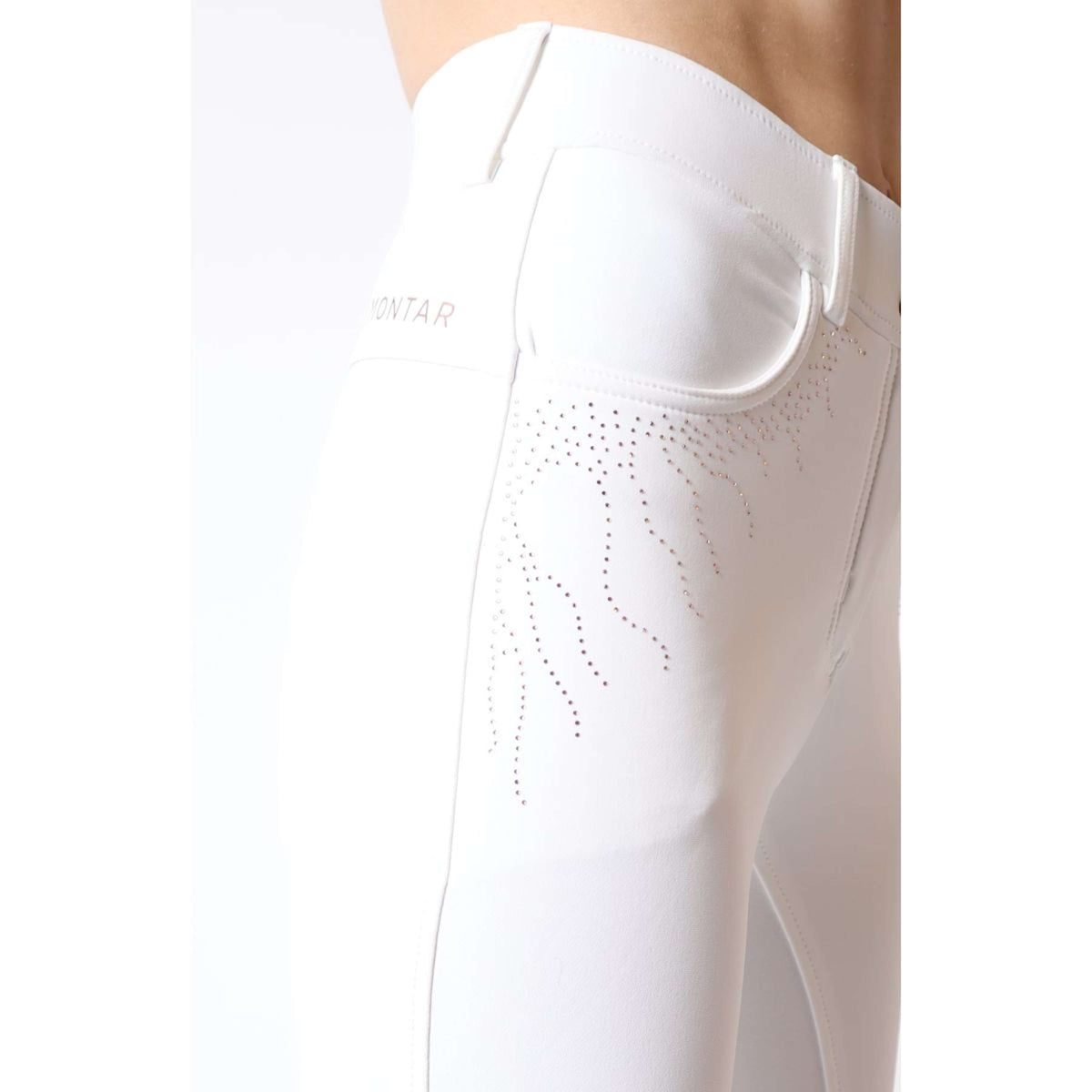 Montar Breeches Femka Rosegold Full Grip White