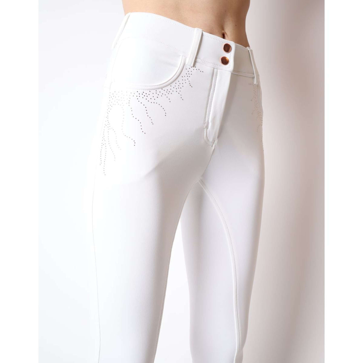 Montar Breeches Femka Rosegold Full Grip White