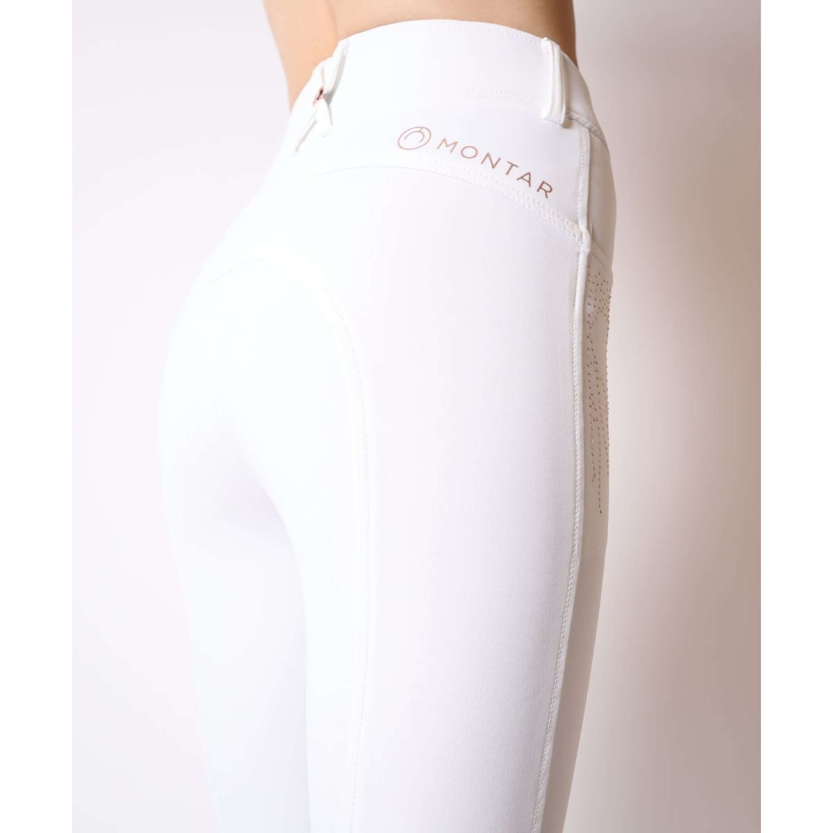 Montar Breeches Femka Rosegold Full Grip White