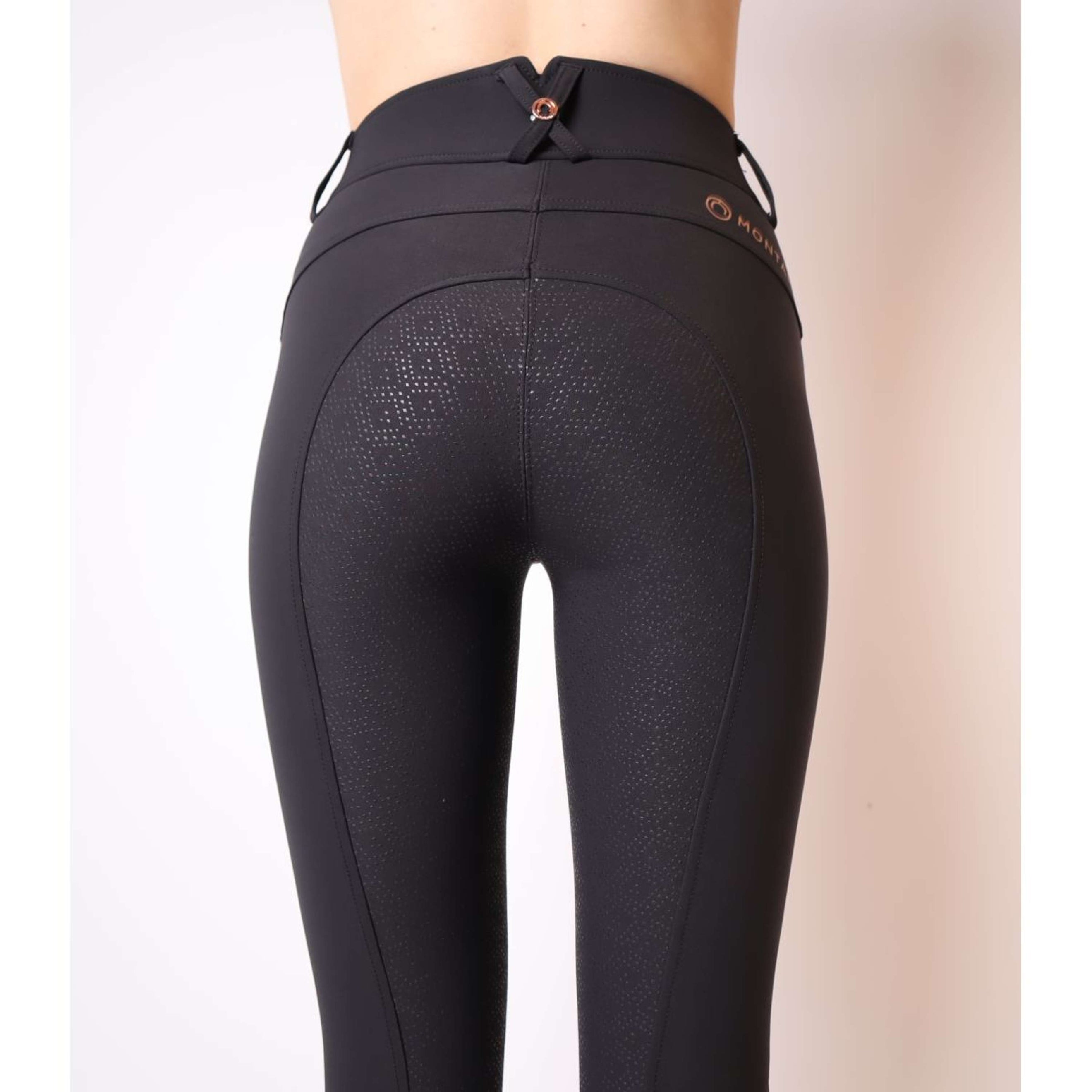 Montar Breeches Femka Rosegold Full Grip Black