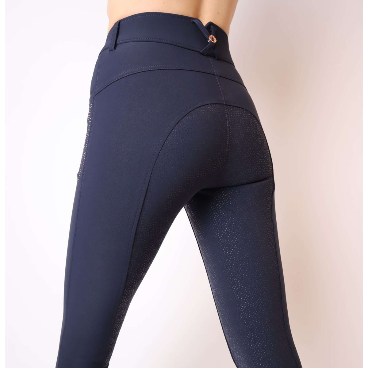 Montar Breeches Femka Rosegold Full Grip Dark Navy