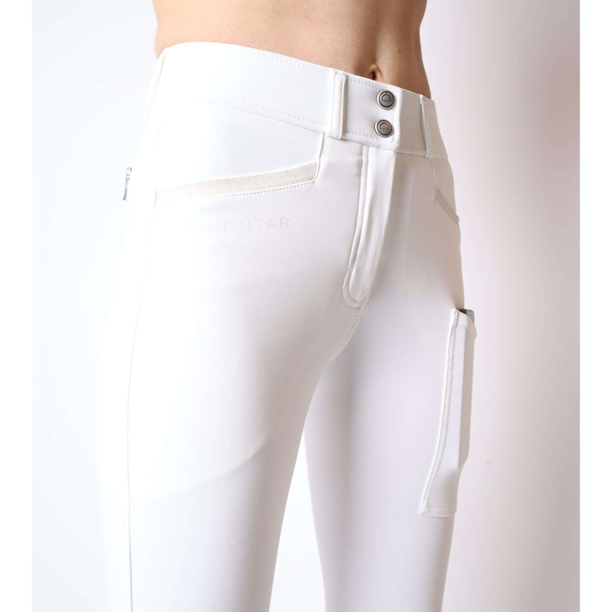 Montar Breeches Armani Highwaist White