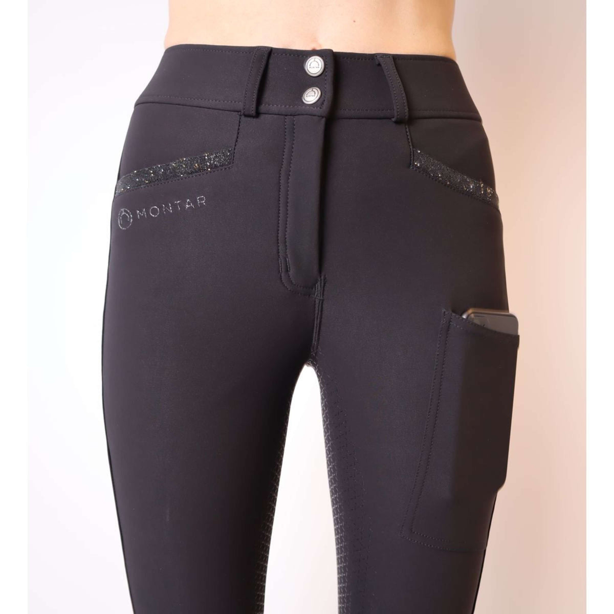 Montar Breeches Armani Highwaist Black