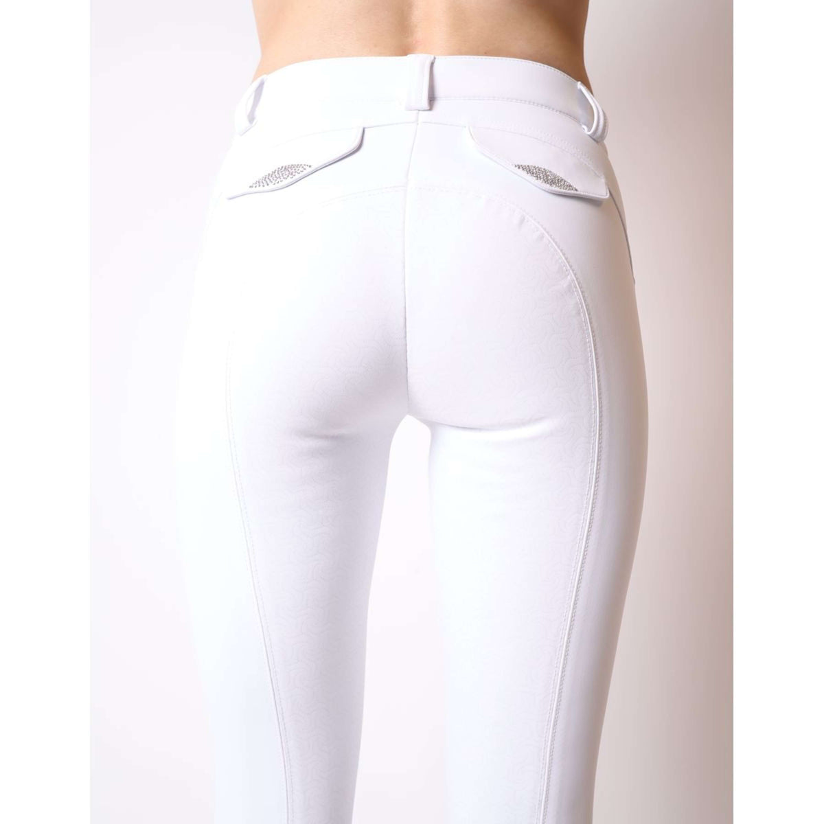 Montar Breeches Femka Full Grip Junior White