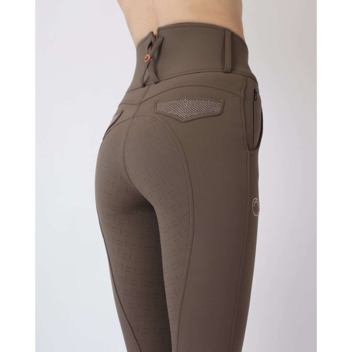 Montar Breeches Briella Rosegold Full Grip Mud