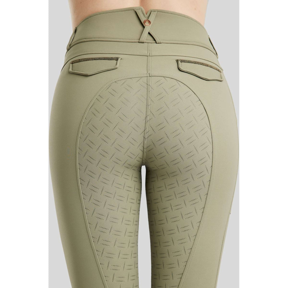 Montar Breeches MoGlenda Full Grip Dusty Green