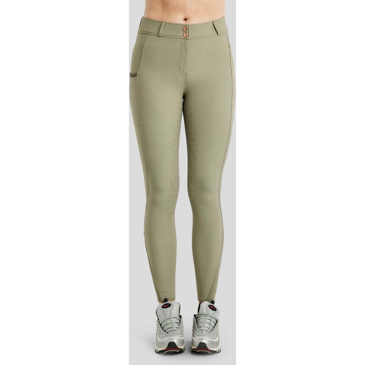 Montar Breeches MoGlenda Full Grip Dusty Green