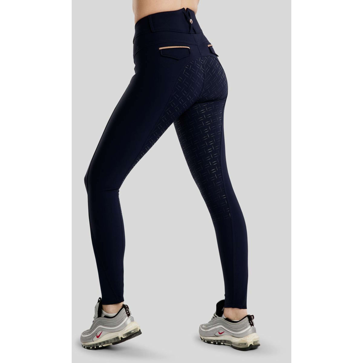 Montar Breeches MoGlenda Full Grip Navy