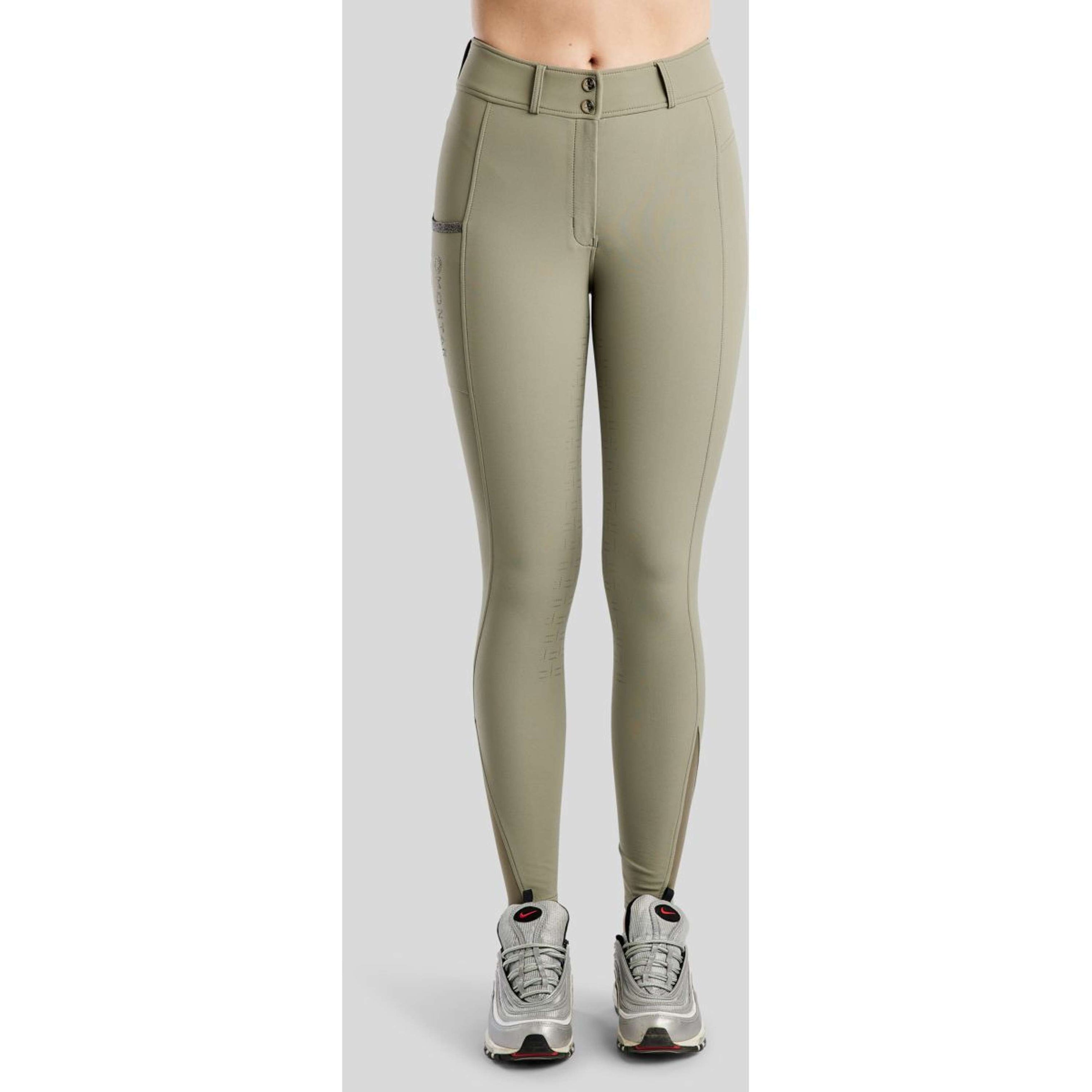 Montar Breeches MoGaia Full Grip Dusty Green