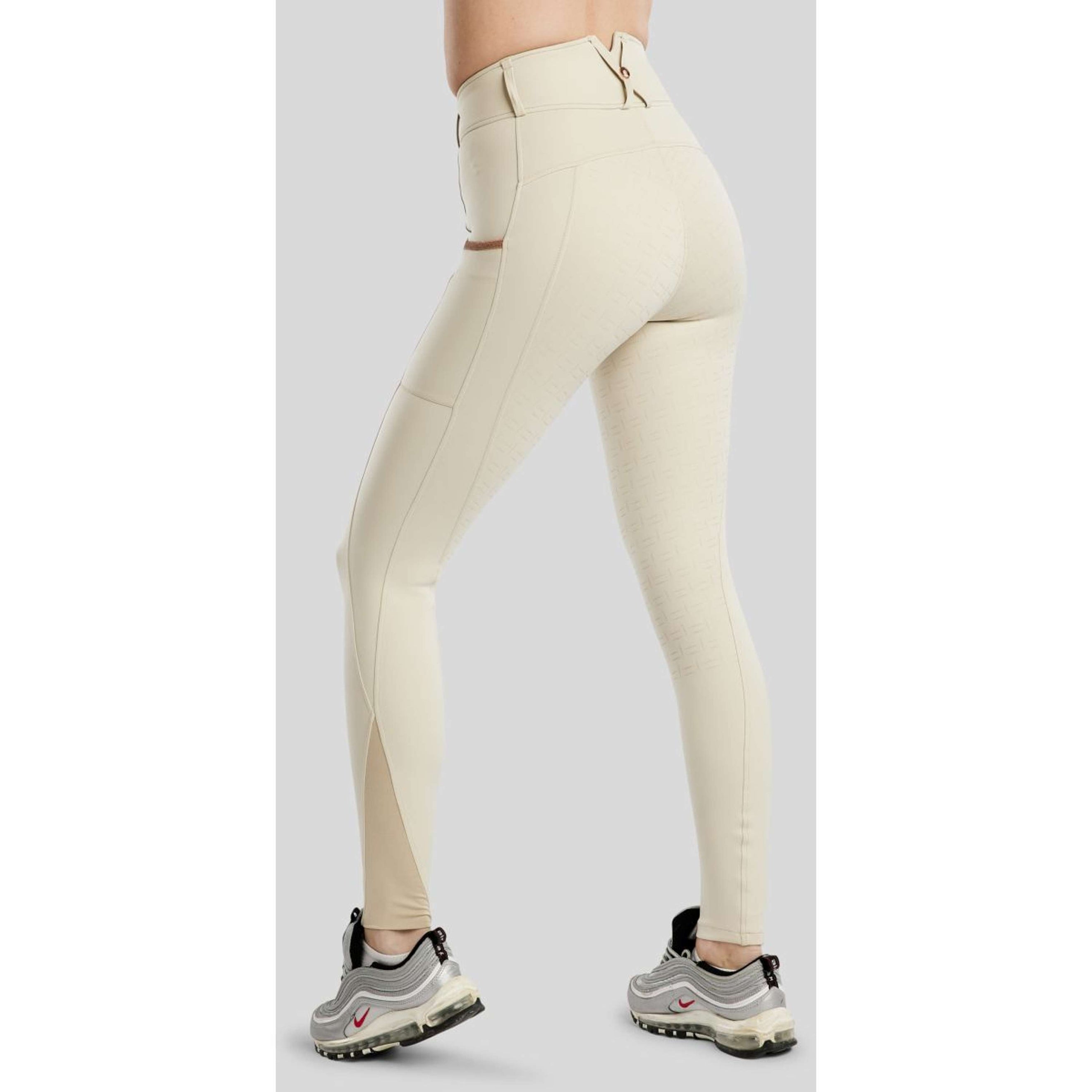 Montar Riding Legging MoGlenda Full Grip Warm Light Grey Montar Riding Legging MoGlenda Full Grip Warm Light Grey