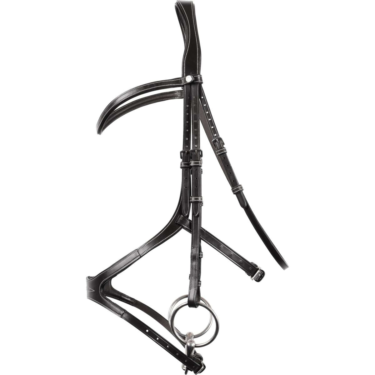 Montar Bridle Excellence Jumping Eco Leather Black