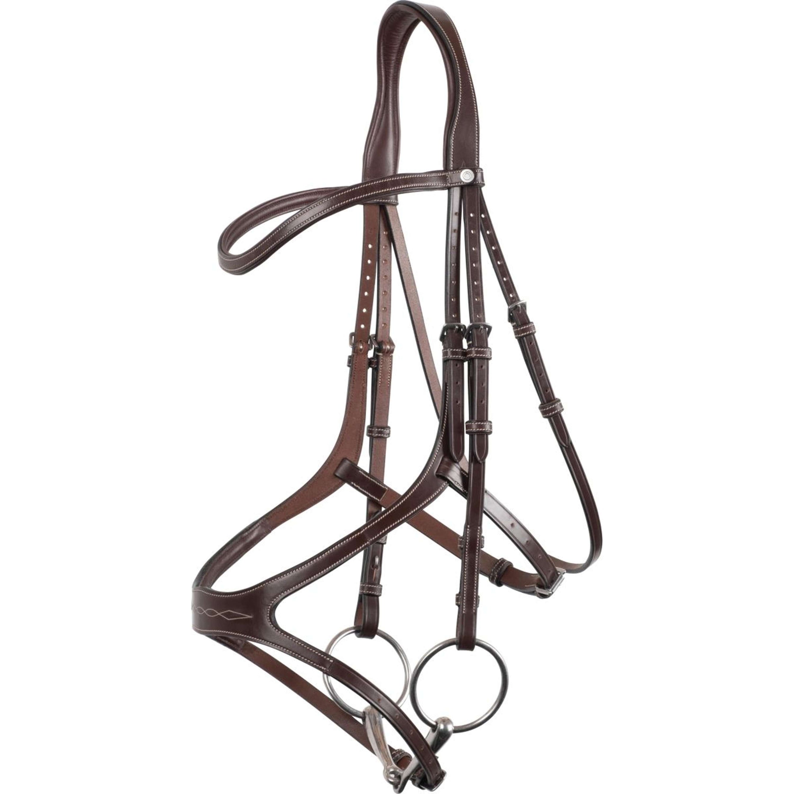 Montar Bridle Excellence Jumping Eco Leather Brown